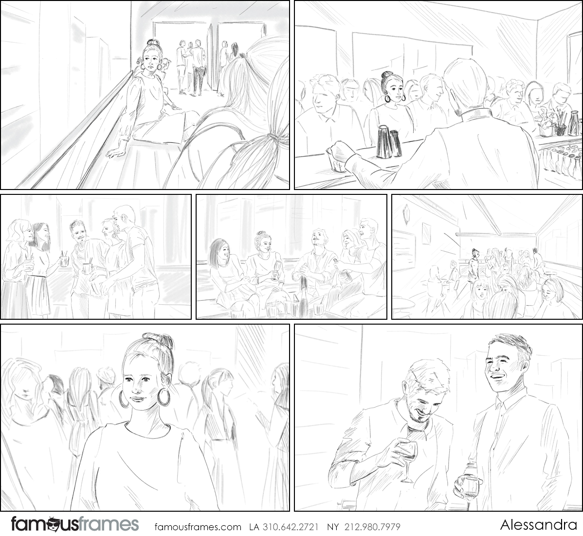 Alessandra's People - B&W Line storyboard art (Image #62399_114_1638896226)