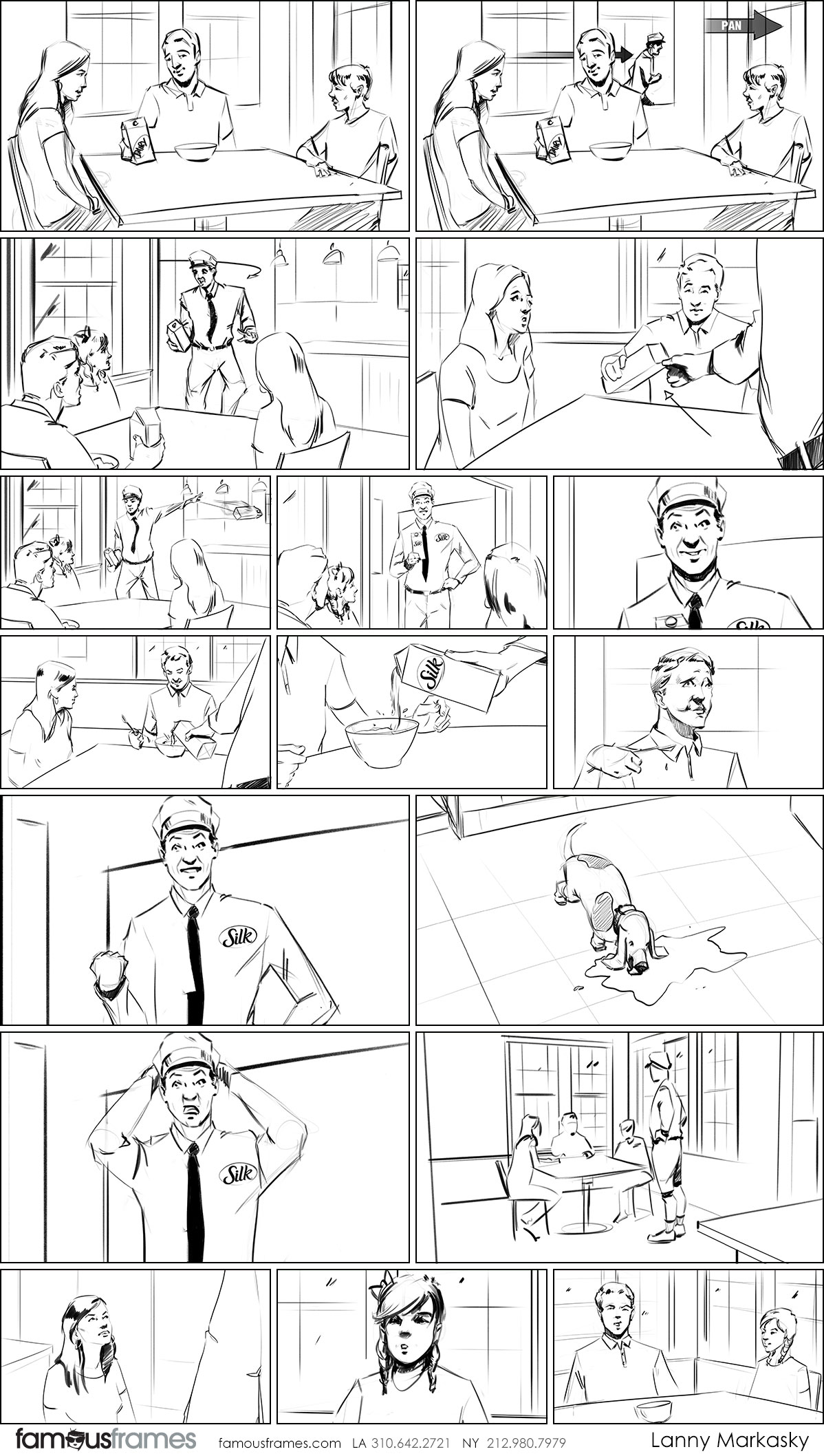 Lanny Markasky's People - B&W Line storyboard art (Image #6431_114_1562793511)