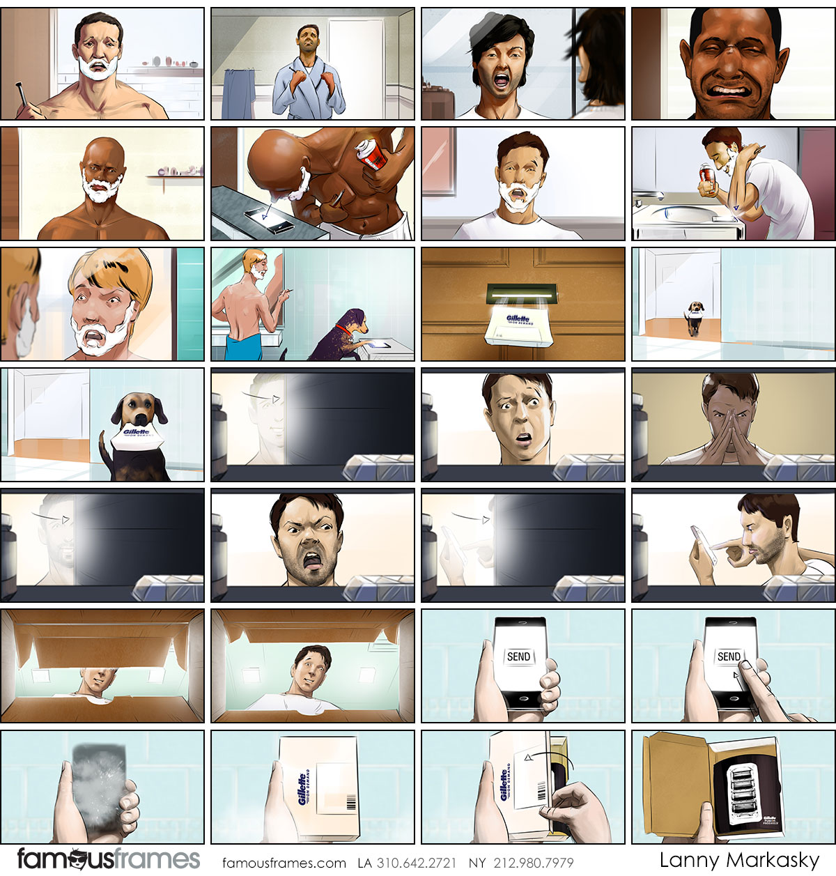 Lanny Markasky's People - Color  storyboard art (Image #6431_22_1498093567)