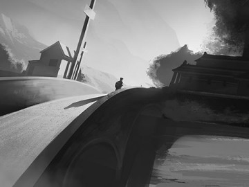 Lanny Markasky's Environments storyboard art