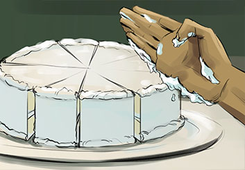 Lanny Markasky's Food storyboard art