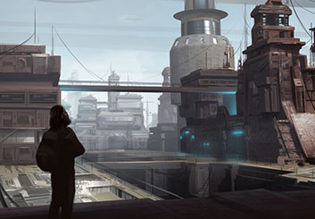 Lanny Markasky's Sci-Fi storyboard art