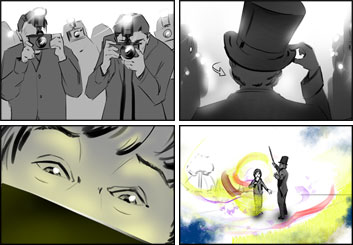 Lanny Markasky's Shootingboards storyboard art