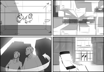 Lanny Markasky's Shootingboards storyboard art