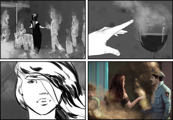 Lanny Markasky's Shootingboards storyboard art