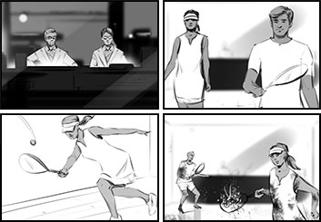 Lanny Markasky's Shootingboards storyboard art