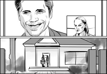 Lanny Markasky's People - B&W Tone storyboard art