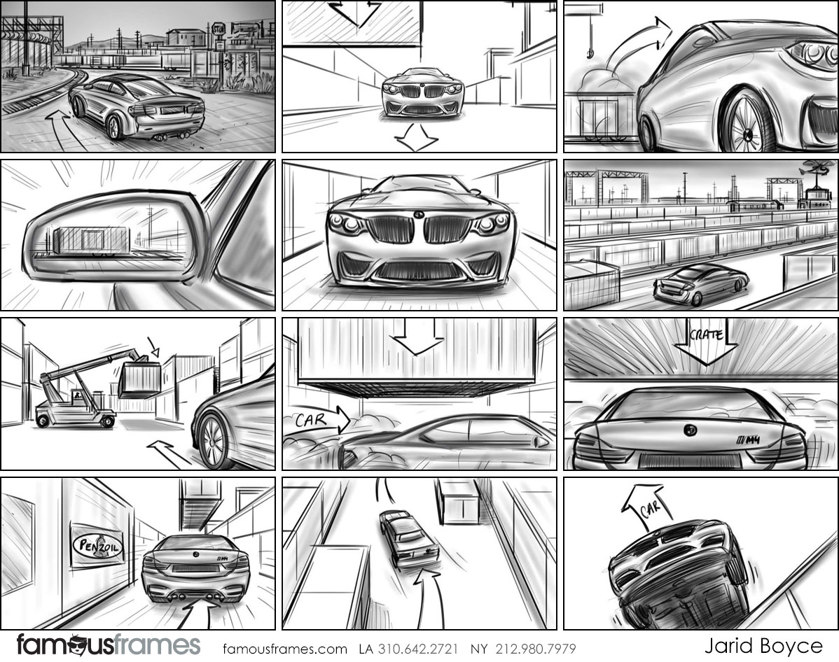 Jarid Boyce*'s Shooting Vehicles storyboard art (Image #64_107_1502498569)