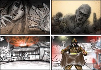 Jarid Boyce*'s Film/TV storyboard art