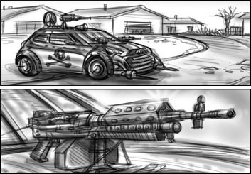 Jarid Boyce*'s Film/TV storyboard art