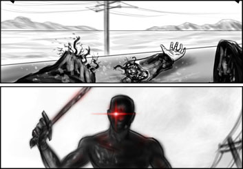 Jarid Boyce*'s Video Games storyboard art