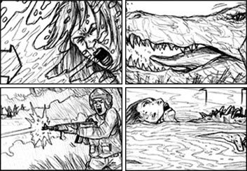 Jarid Boyce*'s Action storyboard art