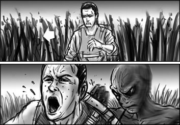 Jarid Boyce*'s Action storyboard art