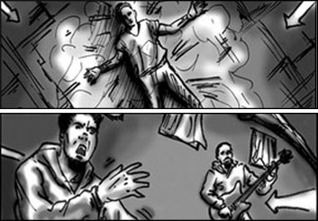 Jarid Boyce*'s Music Video storyboard art