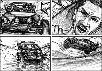 Jarid Boyce*'s Music Video storyboard art