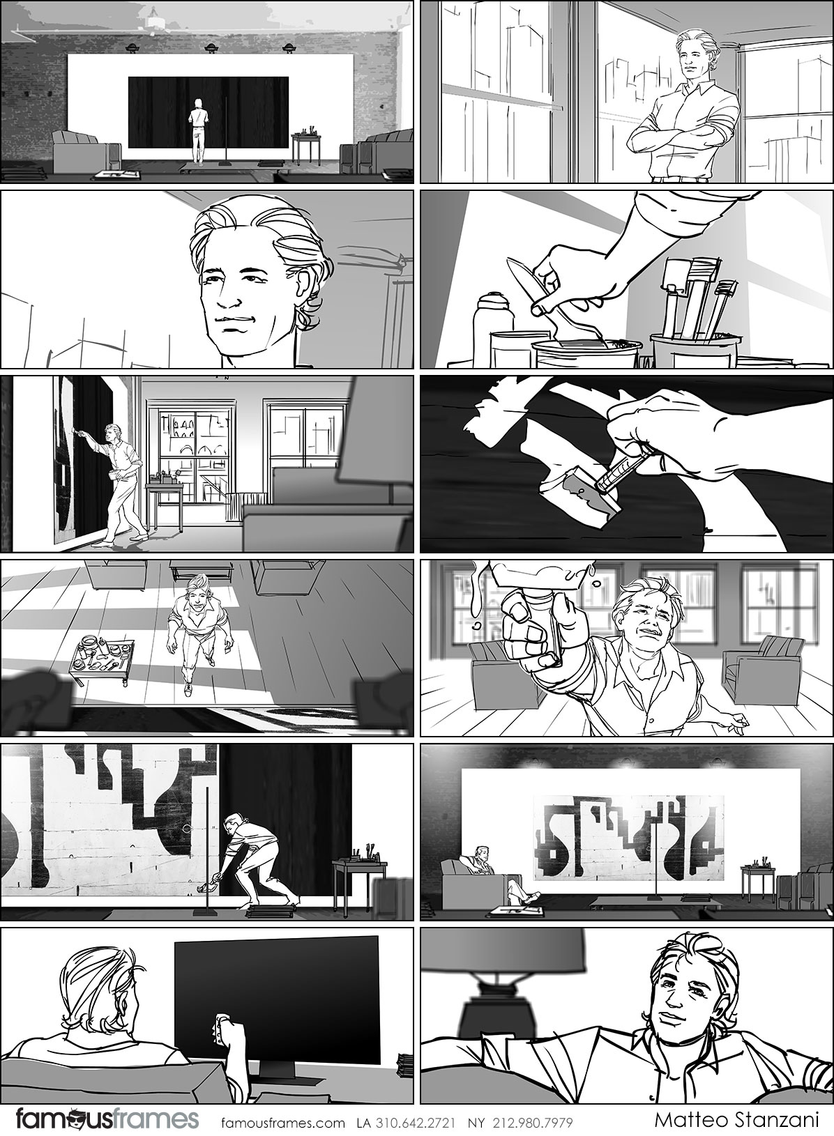 Matteo Stanzani's People - B&W Line storyboard art (Image #6601_114_1515103393)