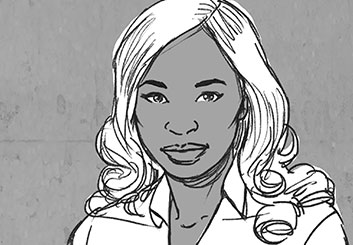 Matteo Stanzani's People - B&W Tone storyboard art