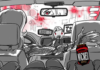 Matteo Stanzani's People - B&W Tone storyboard art