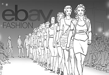 Matteo Stanzani's Beauty / Fashion storyboard art