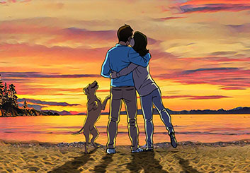 Matteo Stanzani's Central European Timezone storyboard art