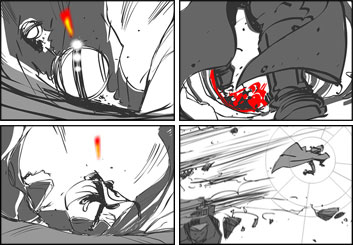 Matteo Stanzani's Shootingboards storyboard art