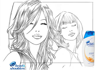 Matteo Stanzani's Beauty / Fashion storyboard art