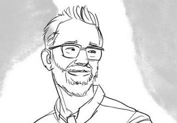 Matteo Stanzani's People - B&W Line storyboard art