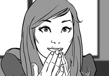 Matteo Stanzani's People - B&W Tone storyboard art