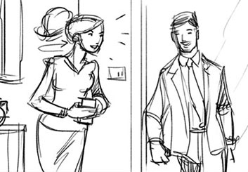 Matteo Stanzani's Shootingboards storyboard art