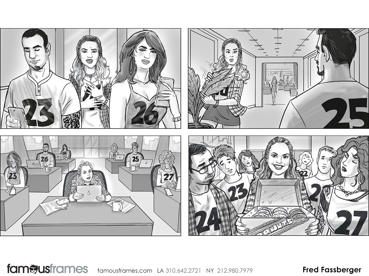 Fred Fassberger's People - B&W Tone storyboard art (Image #6721_113_1470702992)