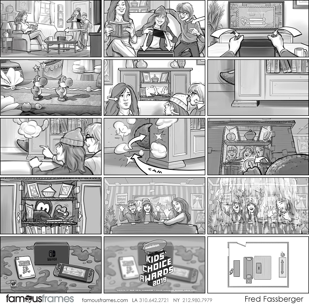 Fred Fassberger's People - B&W Tone storyboard art (Image #6721_113_1553811372)