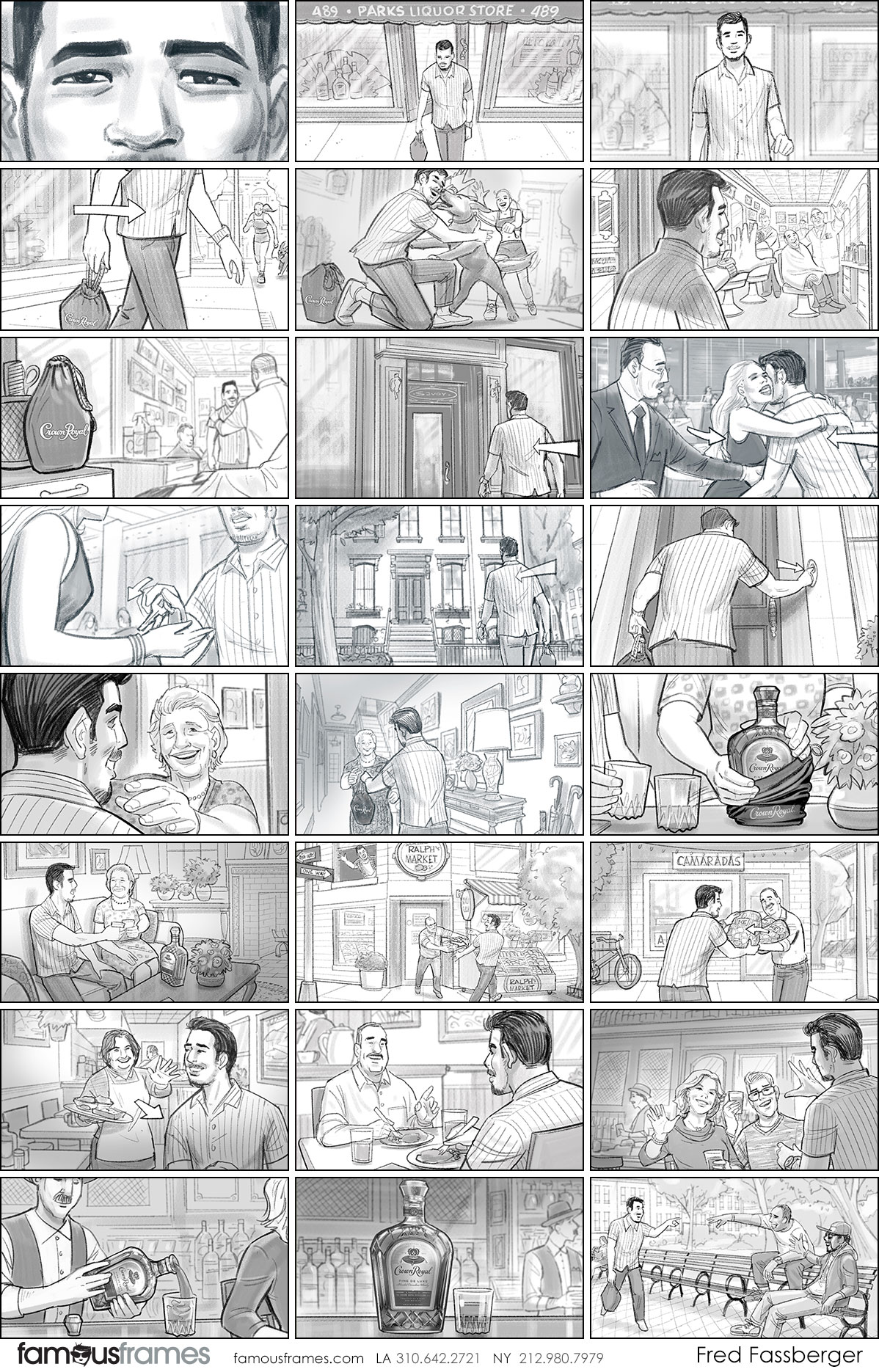 Fred Fassberger's People - B&W Tone storyboard art (Image #6721_113_1553811719)