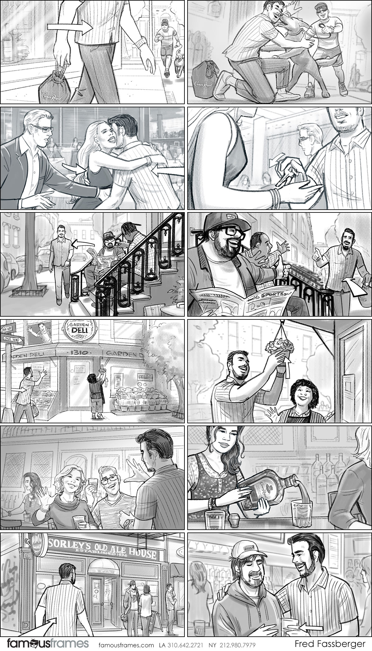 Fred Fassberger's People - B&W Tone storyboard art (Image #6721_113_1553815030)