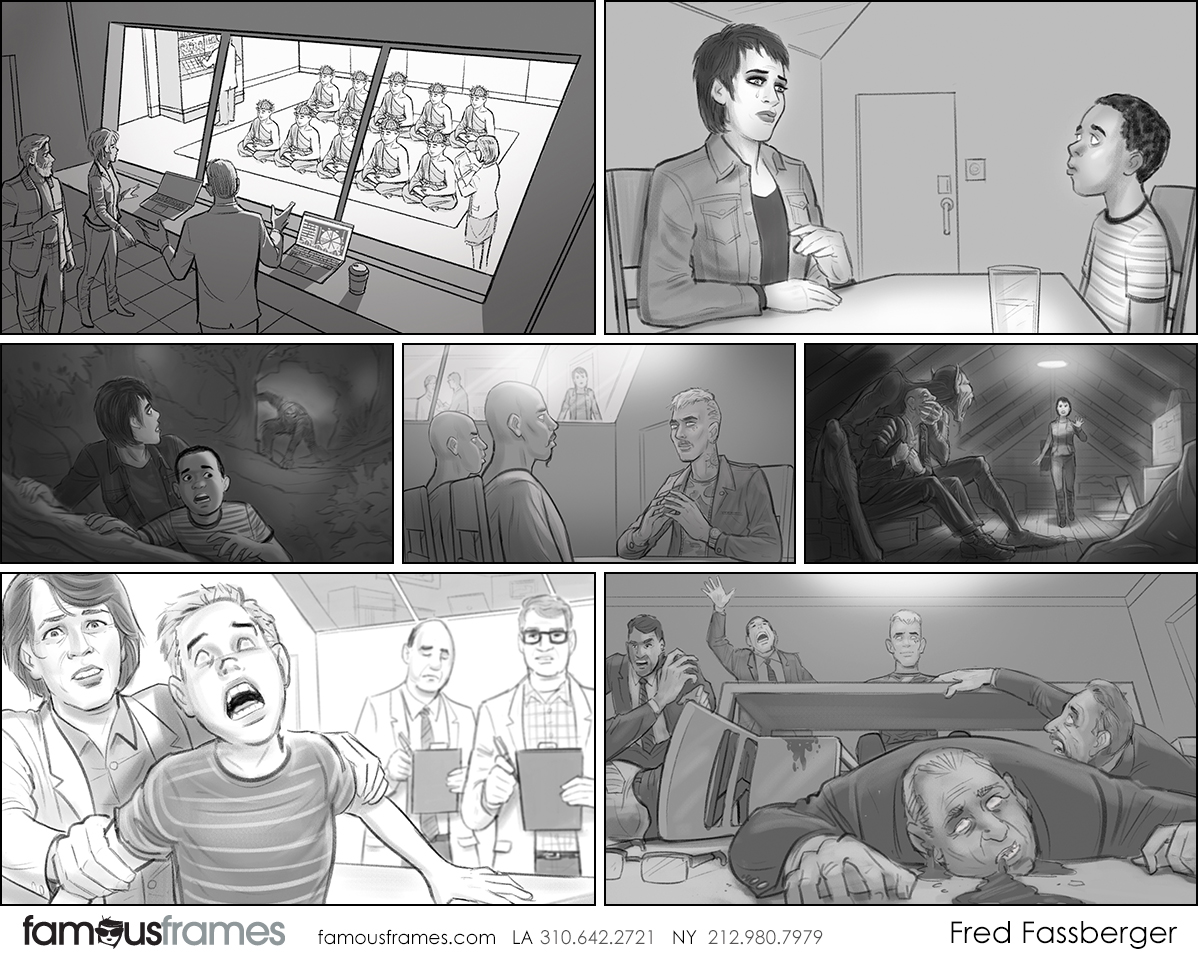 Fred Fassberger's People - B&W Tone storyboard art (Image #6721_113_1579732997)