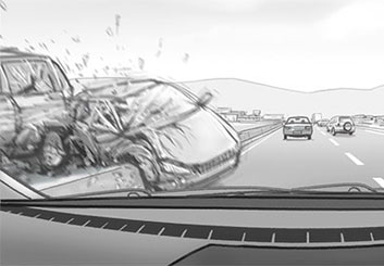 Fred Fassberger's Vehicles storyboard art