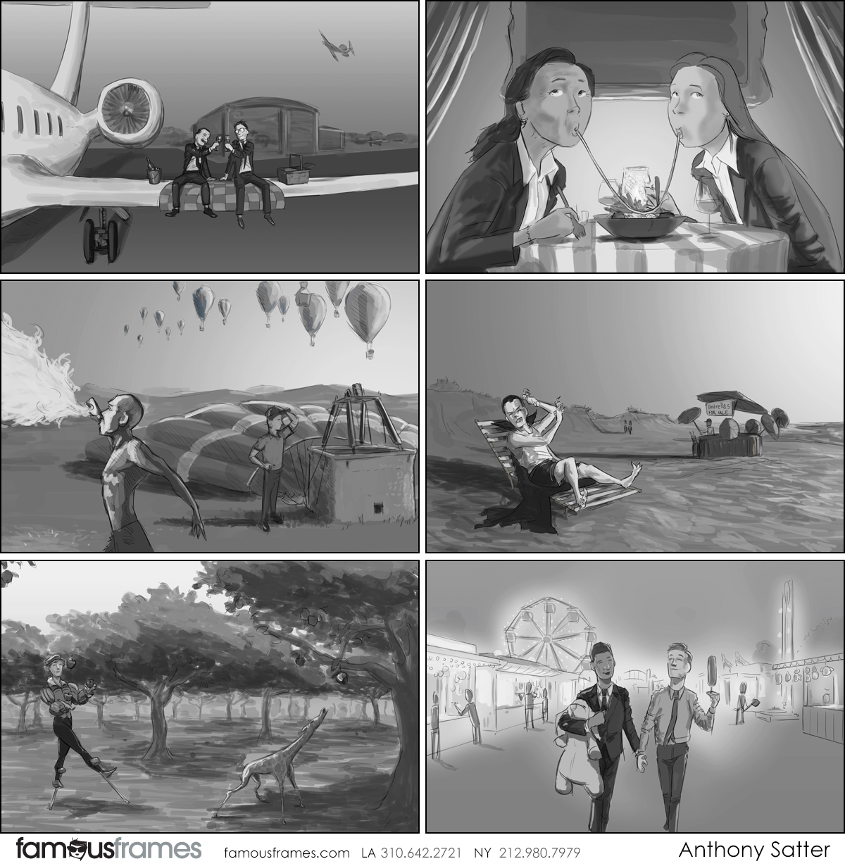 Anthony Satter's People - B&W Tone storyboard art (Image #6814_113_1601480433)