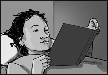 Anthony Satter's People - B&W Tone storyboard art