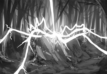 Anthony Satter's Environments storyboard art