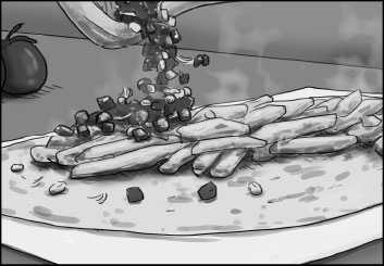 Anthony Satter's Food storyboard art