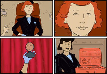 Anthony Satter's People - Color  storyboard art