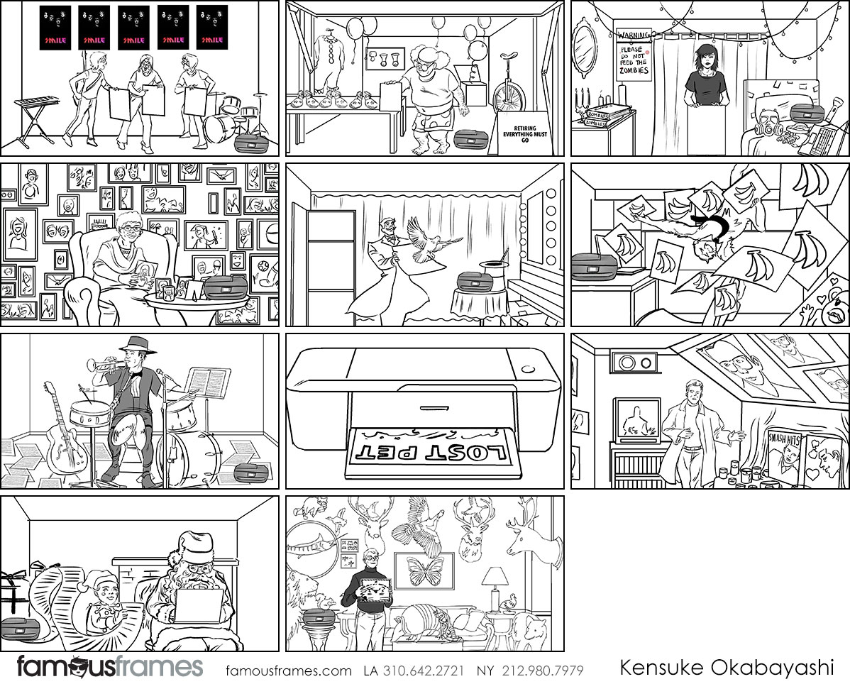 Kensuke Okabayashi's People - B&W Line storyboard art (Image #6905_114_1528756927)