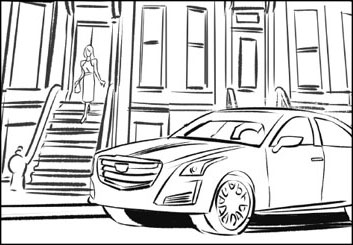 Kensuke Okabayashi's Vehicles storyboard art