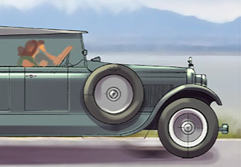 Angus Cameron's Vehicles storyboard art