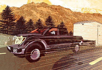 Angus Cameron's Vehicles storyboard art