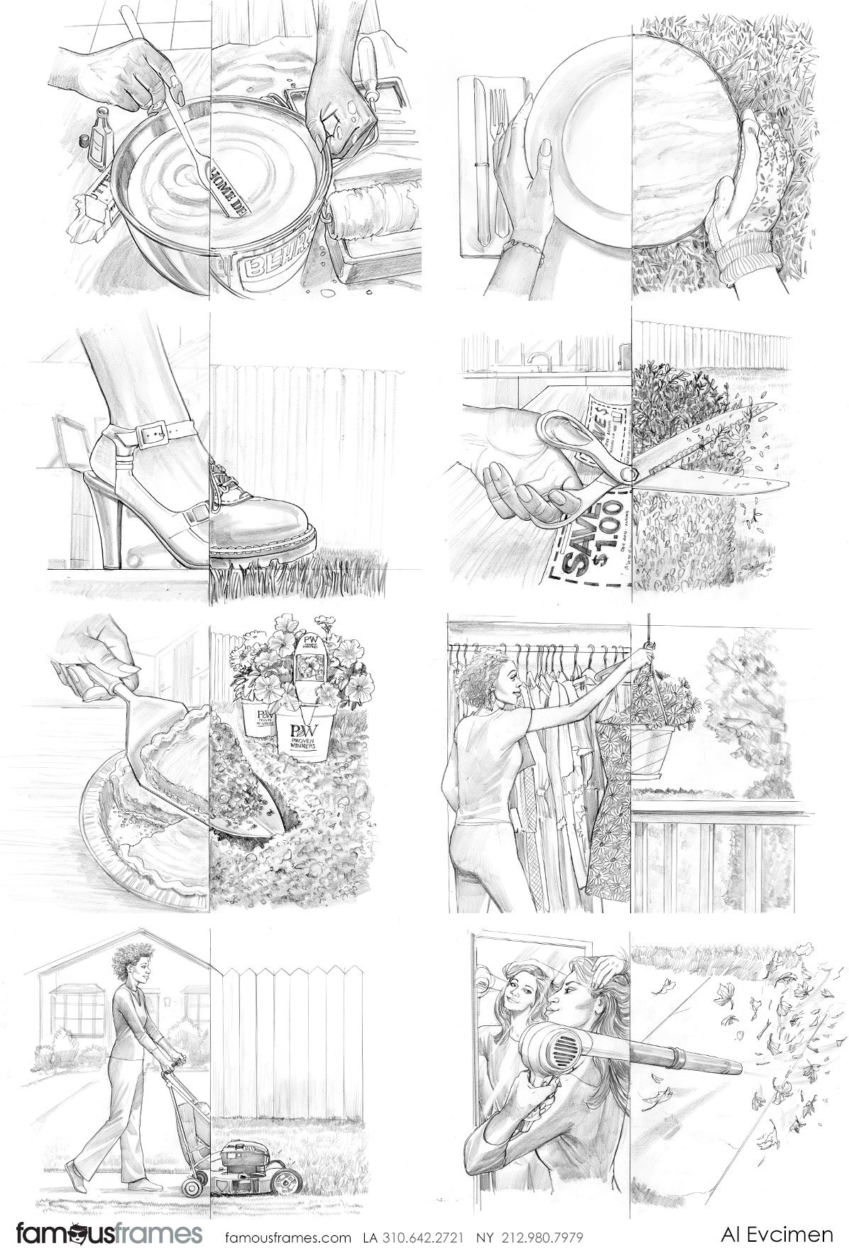 Al Evcimen's People - B&W Tone storyboard art (Image #7229_113_1483475460)