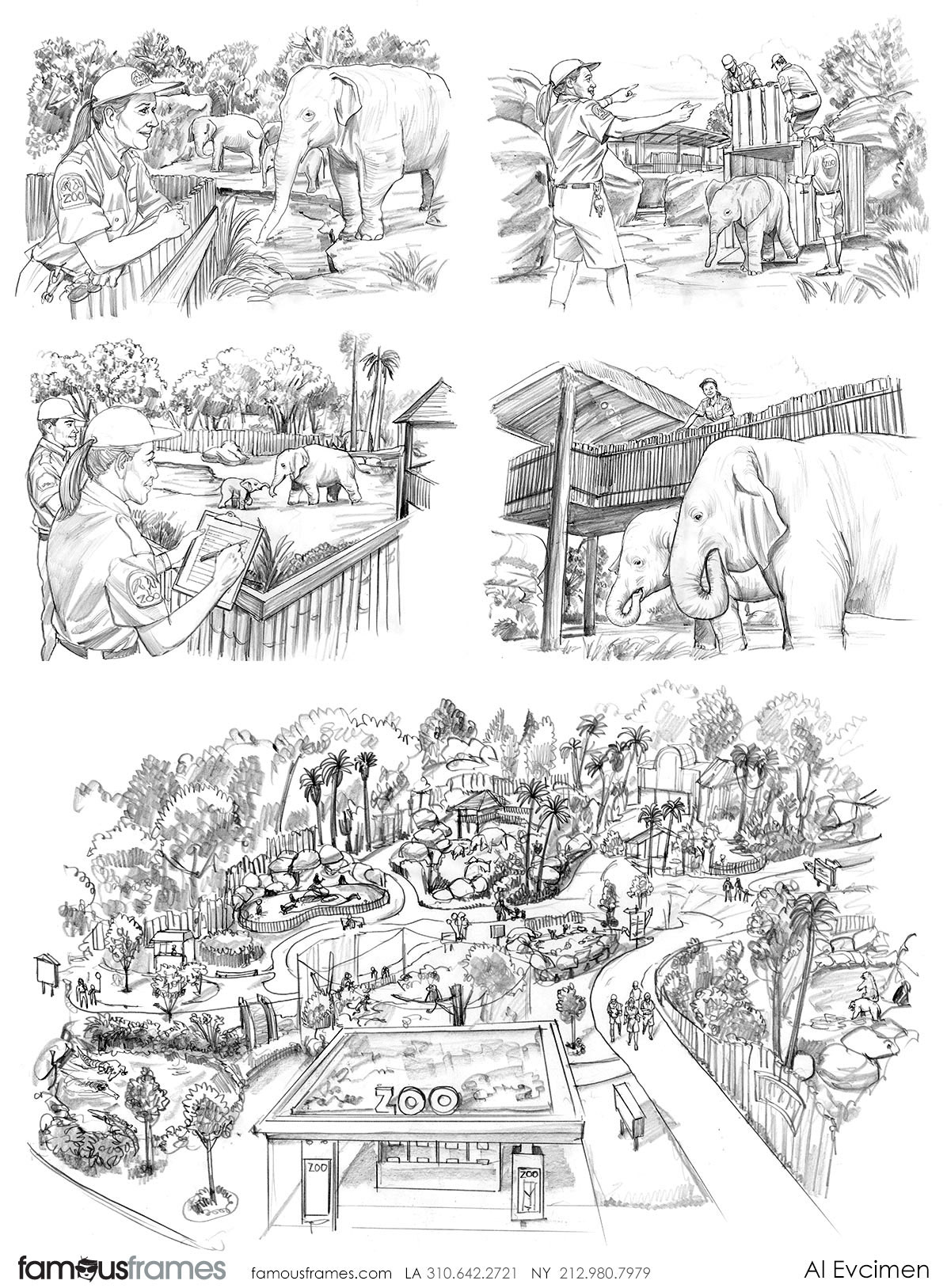 Al Evcimen's People - B&W Tone storyboard art (Image #7229_113_1483489301)