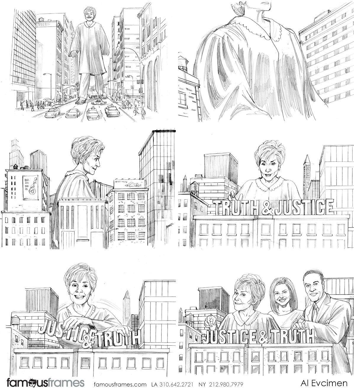 Al Evcimen's People - B&W Line storyboard art (Image #7229_114_1483474871)