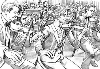 Al Evcimen's People - B&W Tone storyboard art