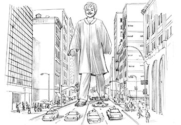 Al Evcimen's People - B&W Line storyboard art