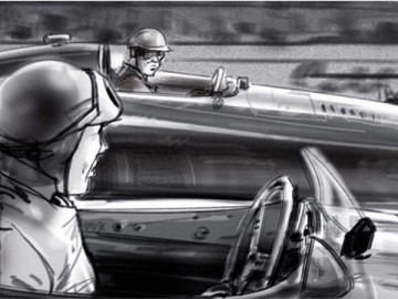 John Killian Nelson's Vehicles storyboard art